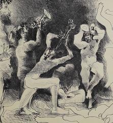 The Dance of the Fauns - Original lithograph