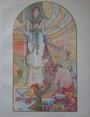 Incantation - original lithograph (1897-1898)