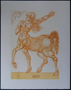 The Centaur - woodcut - 1963