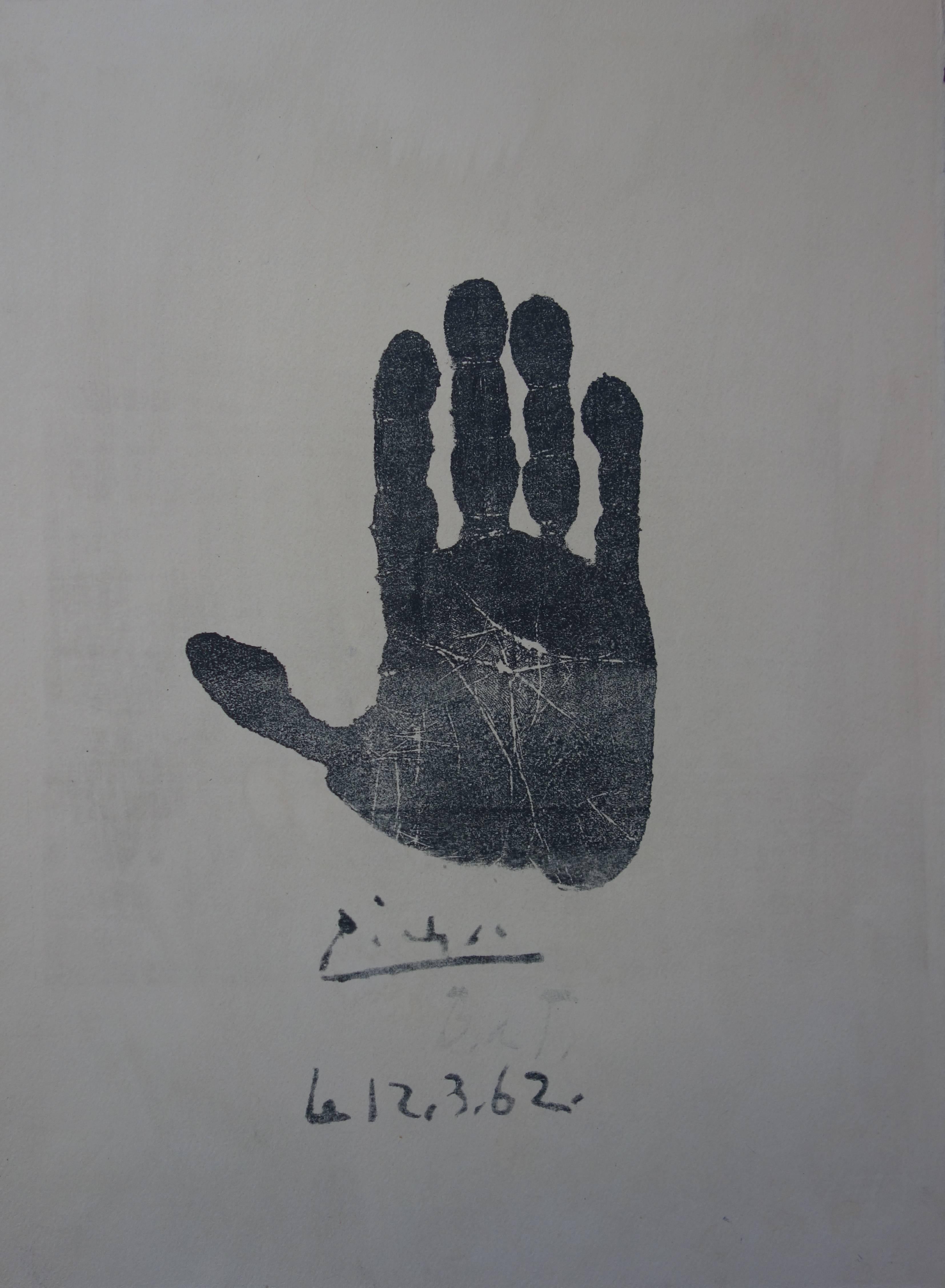 Hand of the Artist - Original lithograph - 1962 1