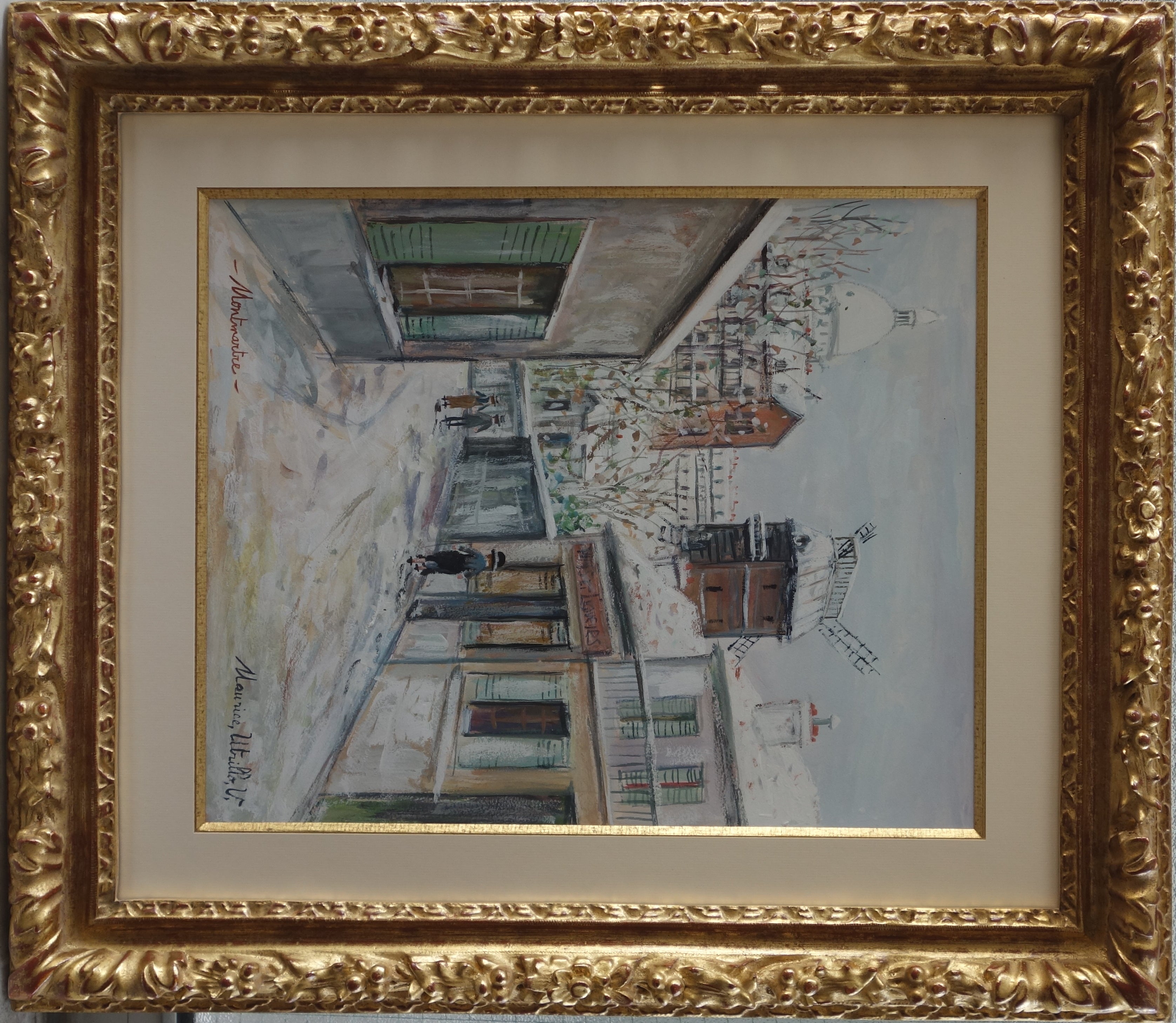 Maurice Utrillo Place JeanBaptisteClément By Maurice Utrillo