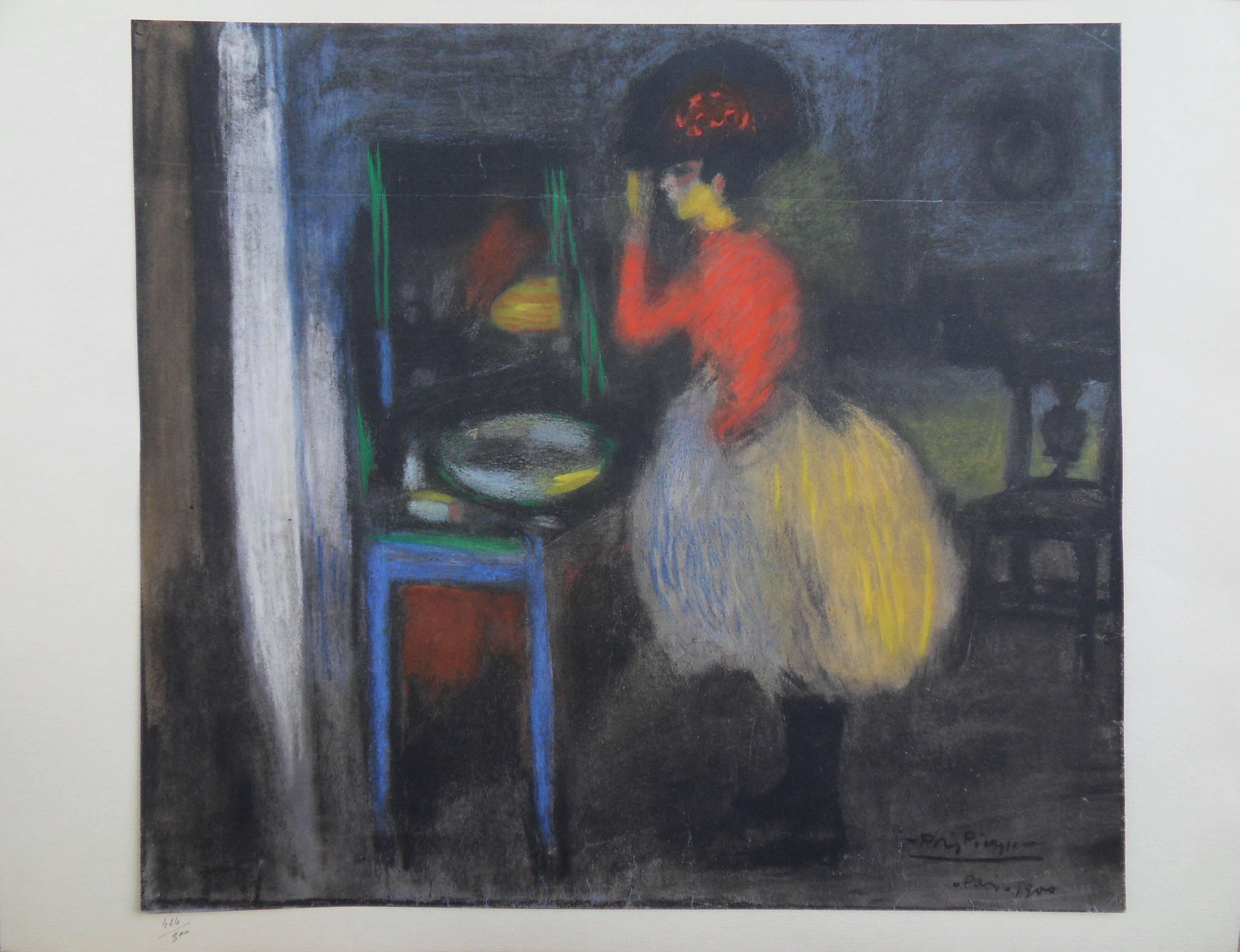 picasso woman in the mirror