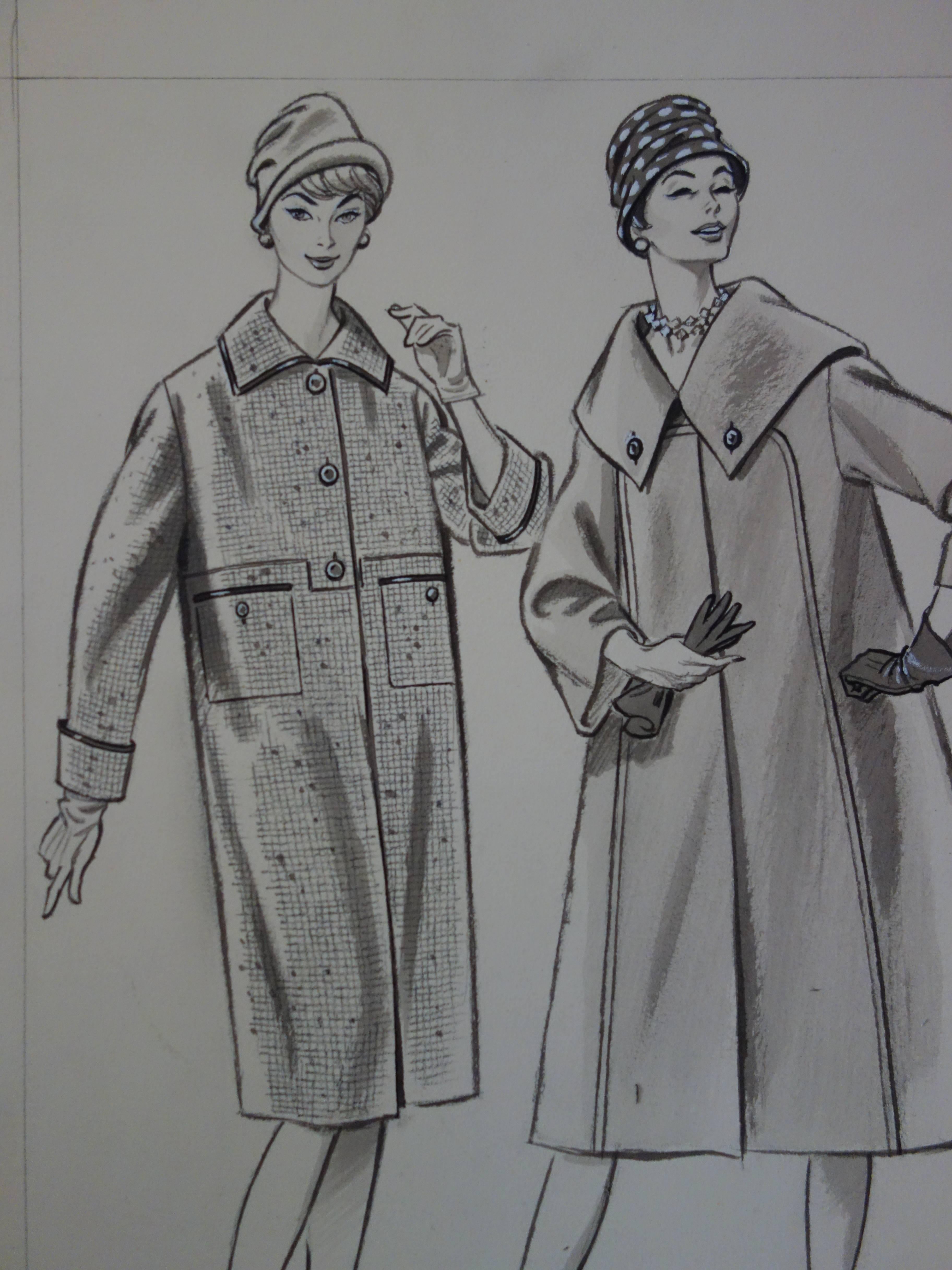 coats drawing