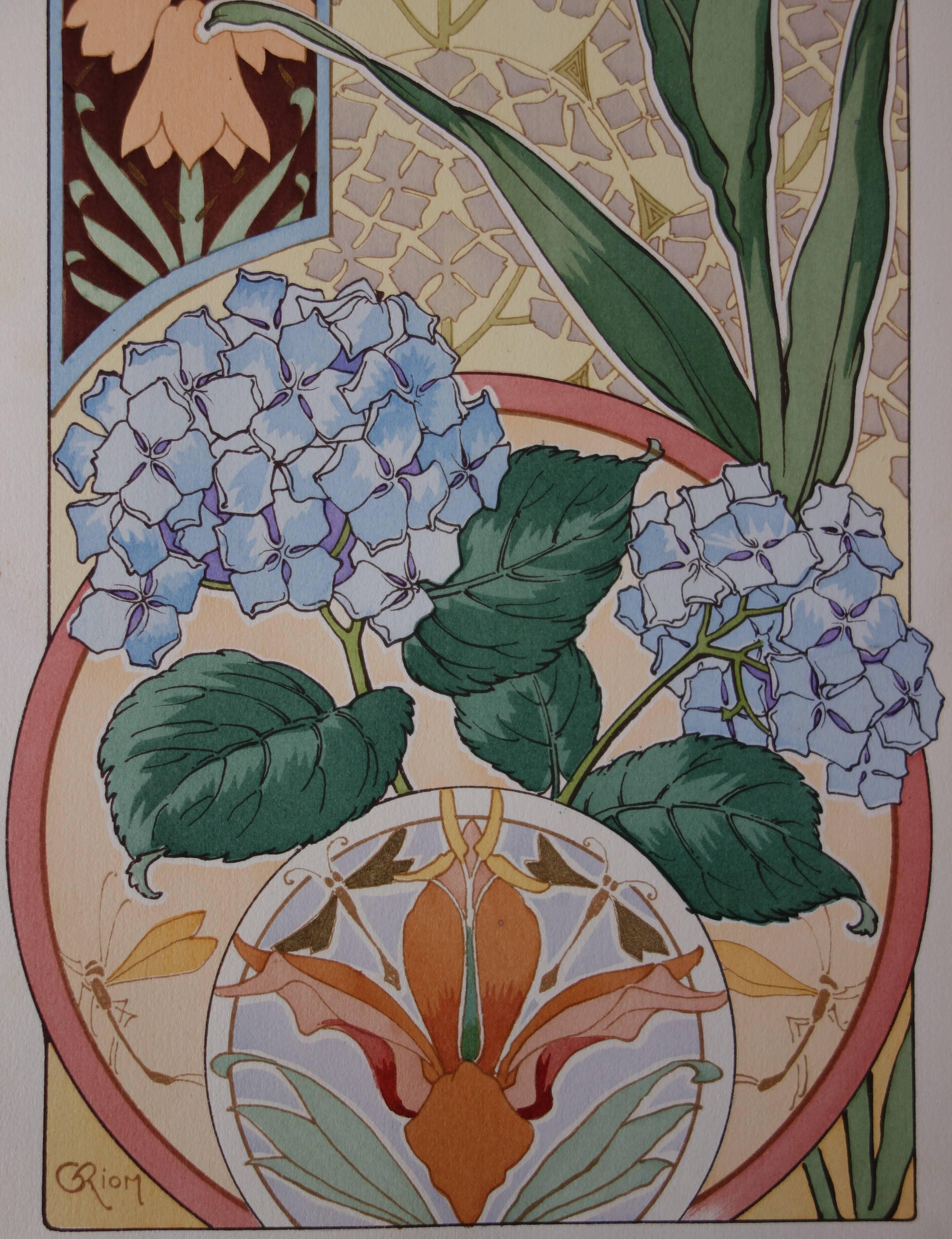 art nouveau still life