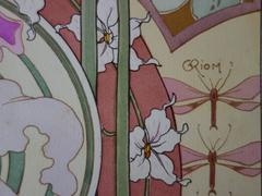 C RIOM : Orchids - Original Lithograph - Art Nouveau 1890s