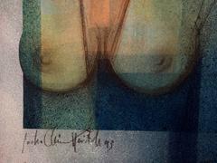 Jazz Club - Original signed watercolor - 1993