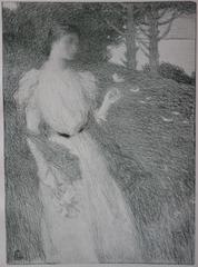 Soir d'octobre – Originallithographie (1897/98)