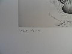 Flowers - Etching, Handsigned