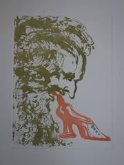 Height Deadly Sins : Gluttony - Original etching and Aquatint - 1966