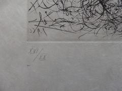 Jules Verne - Original handsigned etching - 1966