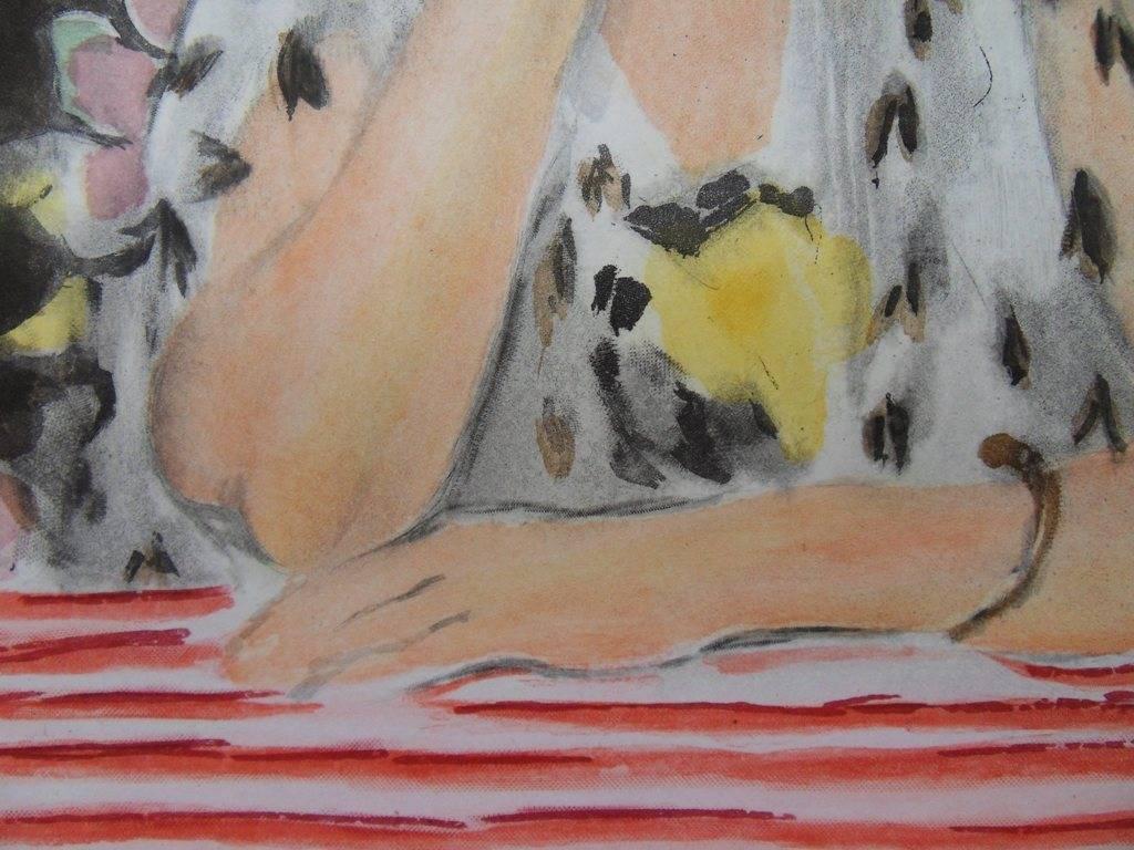 Spanish woman - Color etching & aquatint 1