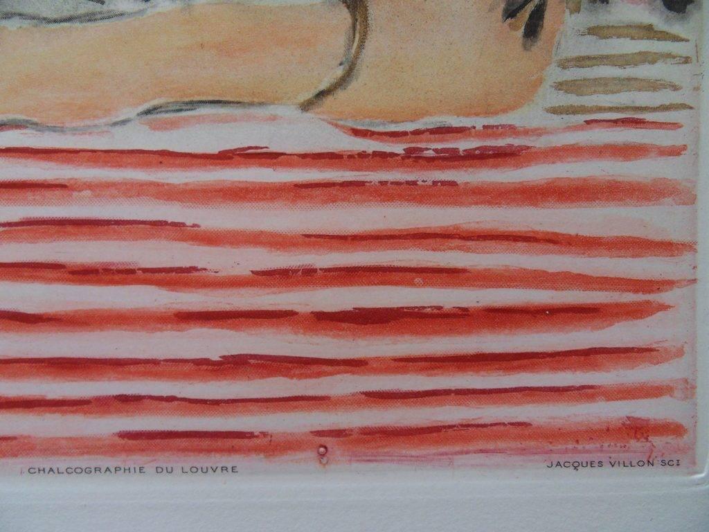Spanish woman - Color etching & aquatint 2