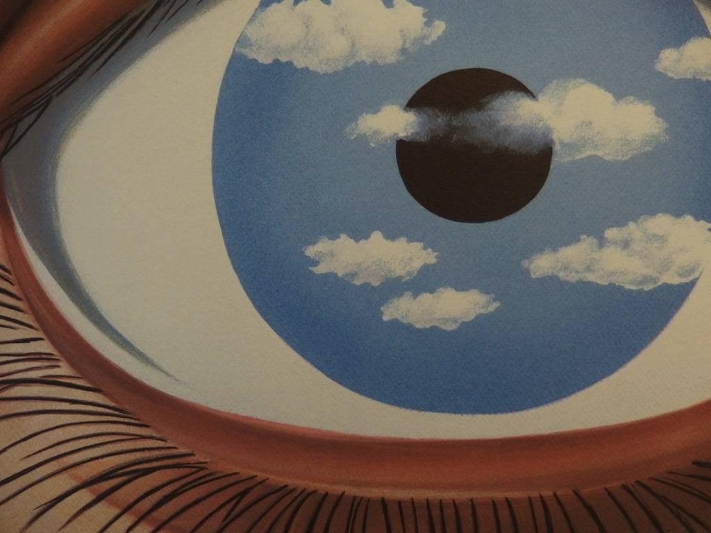 Le Faux Miroir - Lithograph - Surrealist Print by (after) René Magritte