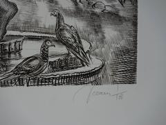 March : Last Fight of Winter - Original handsigned etching - Exceptional n°1/100