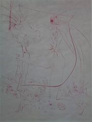 The Sharp Buttock - Original etching - 1969