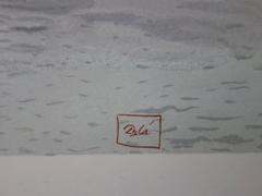 Purgatory 2 - The Ship of the Pilot - Original woodcut - 1963