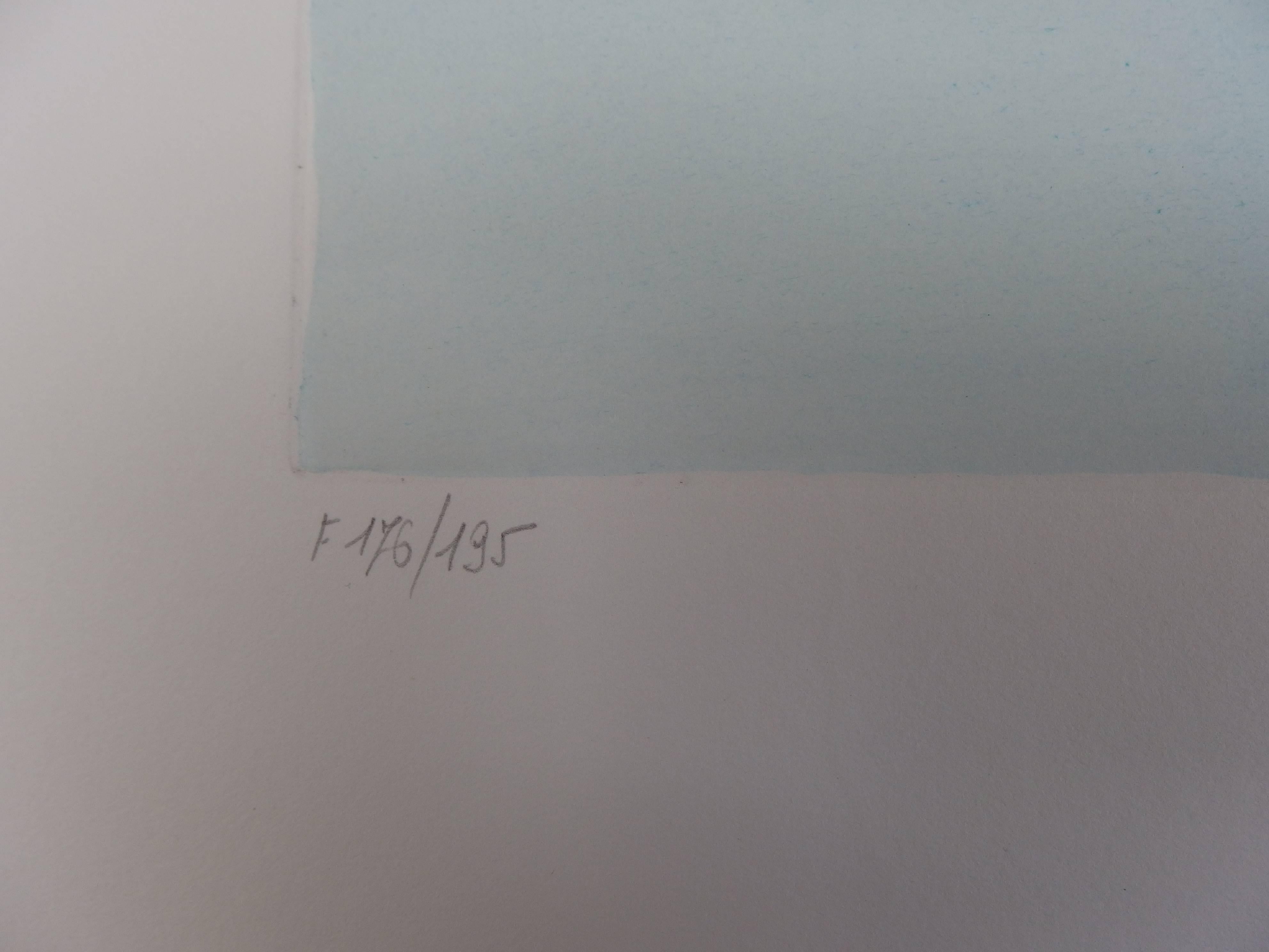 Una entrada estremecedora en el escenario americano - aguafuerte original - firmado - 1974 en venta 1