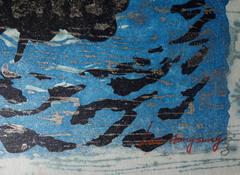 Bois flottant - Lithographie originale signée à la main - 100ex - 1983
