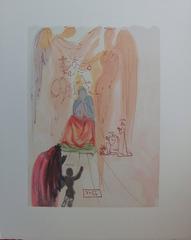 Heaven 23 - The Triumph of Christ and the Virgin - Original woodcut - 1963