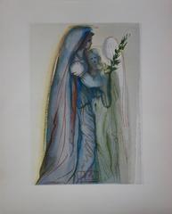 Heaven 32 - Preparation for the Final Prayer - Orignal woodcut - 1963