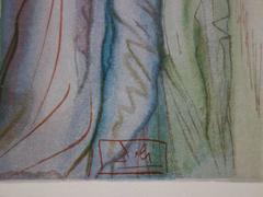 Heaven 32 - Preparation for the Final Prayer - Orignal woodcut - 1963