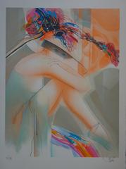 Modern Maryline - Original handsigned lithograph - 199ex