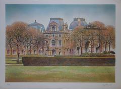 Paris : Louvre Museum - Original handsigned lithograph - 275ex