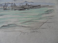 Italy : Landscape near Mantua - Signed lithograph - Mourlot 1953