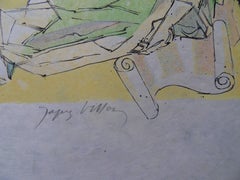 Virgil expelled - Signed lithograph - Mourlot 1953