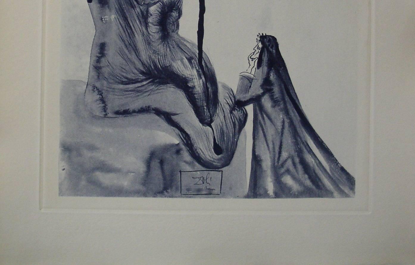 The deceivers - Etching - 150ex - Print by Salvador Dalí