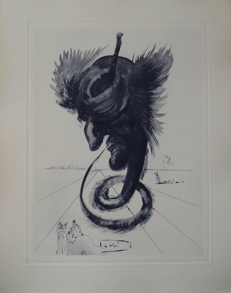 Salvador Dalí Figurative Print - Diviners and Sorcerers - Etching - 150ex
