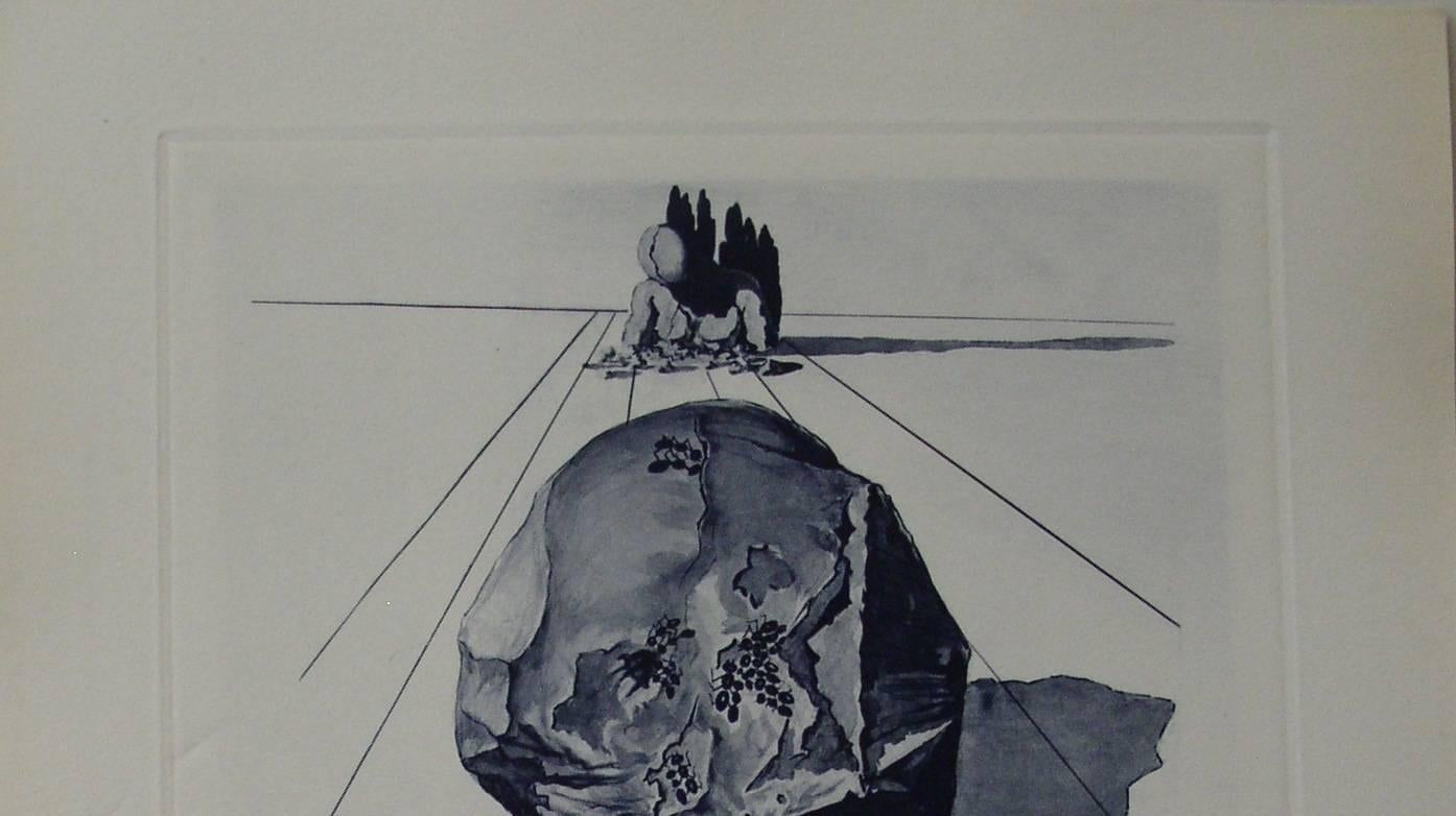 Divine Comedy : The punishment of hypocrites - Etching - 150ex - Print by Salvador Dalí