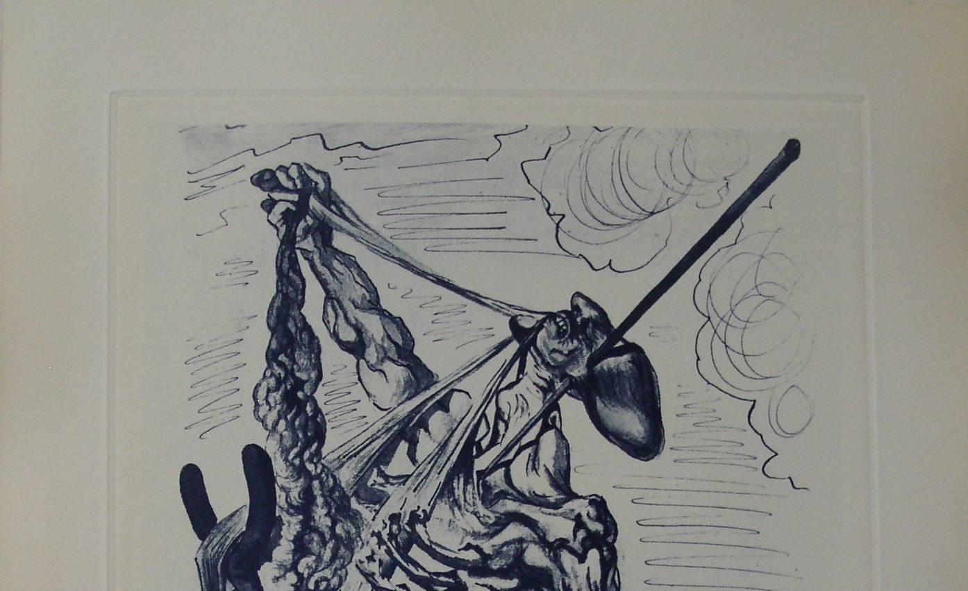 Divine Comedy : The Forgers - Etching - 150ex - Print by Salvador Dalí