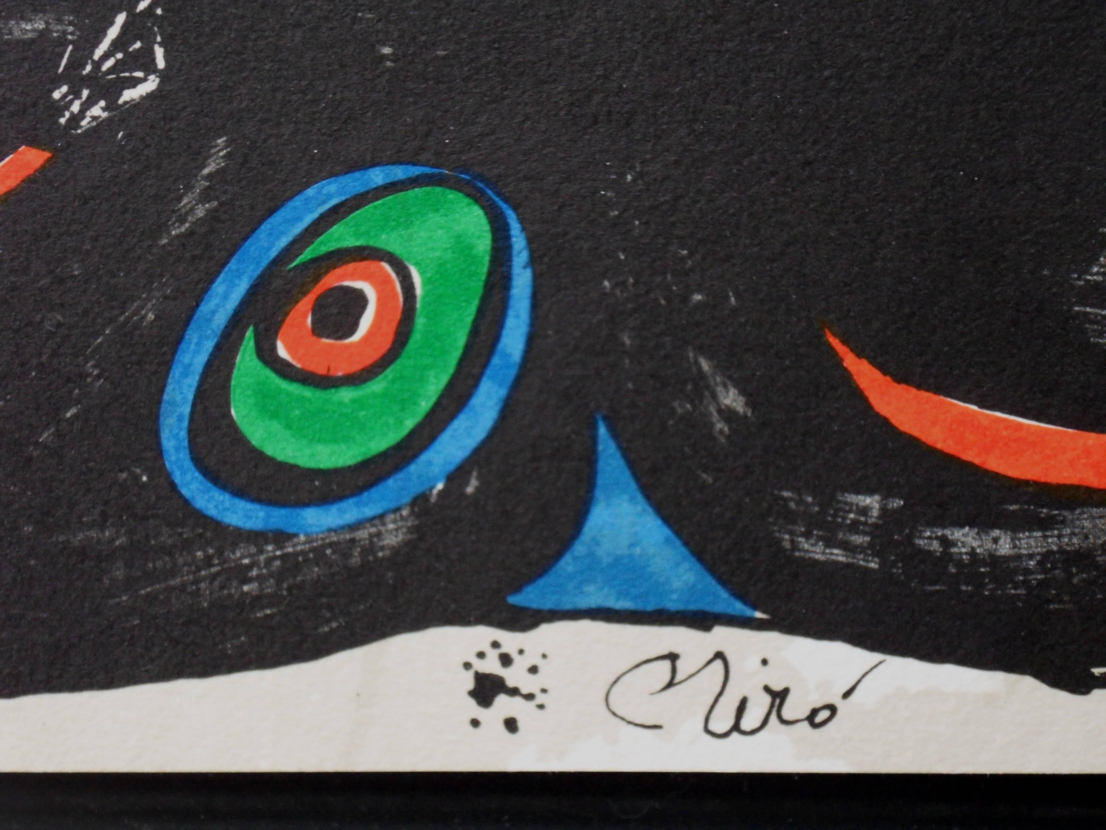Escultor : Great Britain - Original lithograph - 1974 - Print by Joan Miró