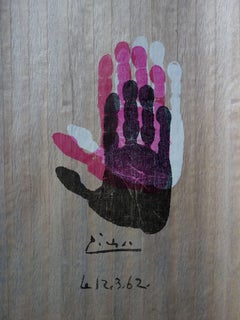 Hand of the Artist - Original lithograph - 1962