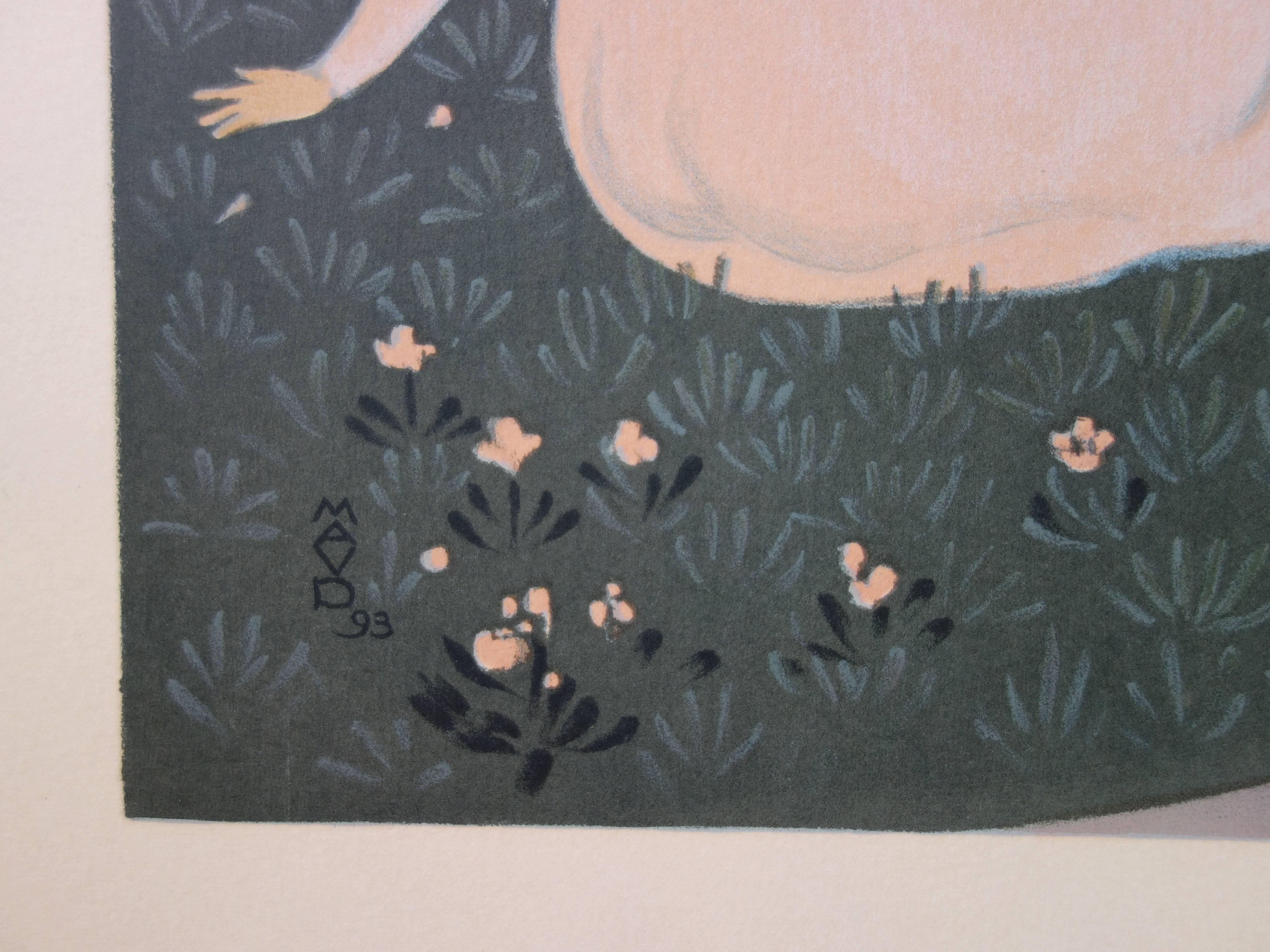 The Symbolist Park - Lithograph - 350ex - Print by Maurice Denis