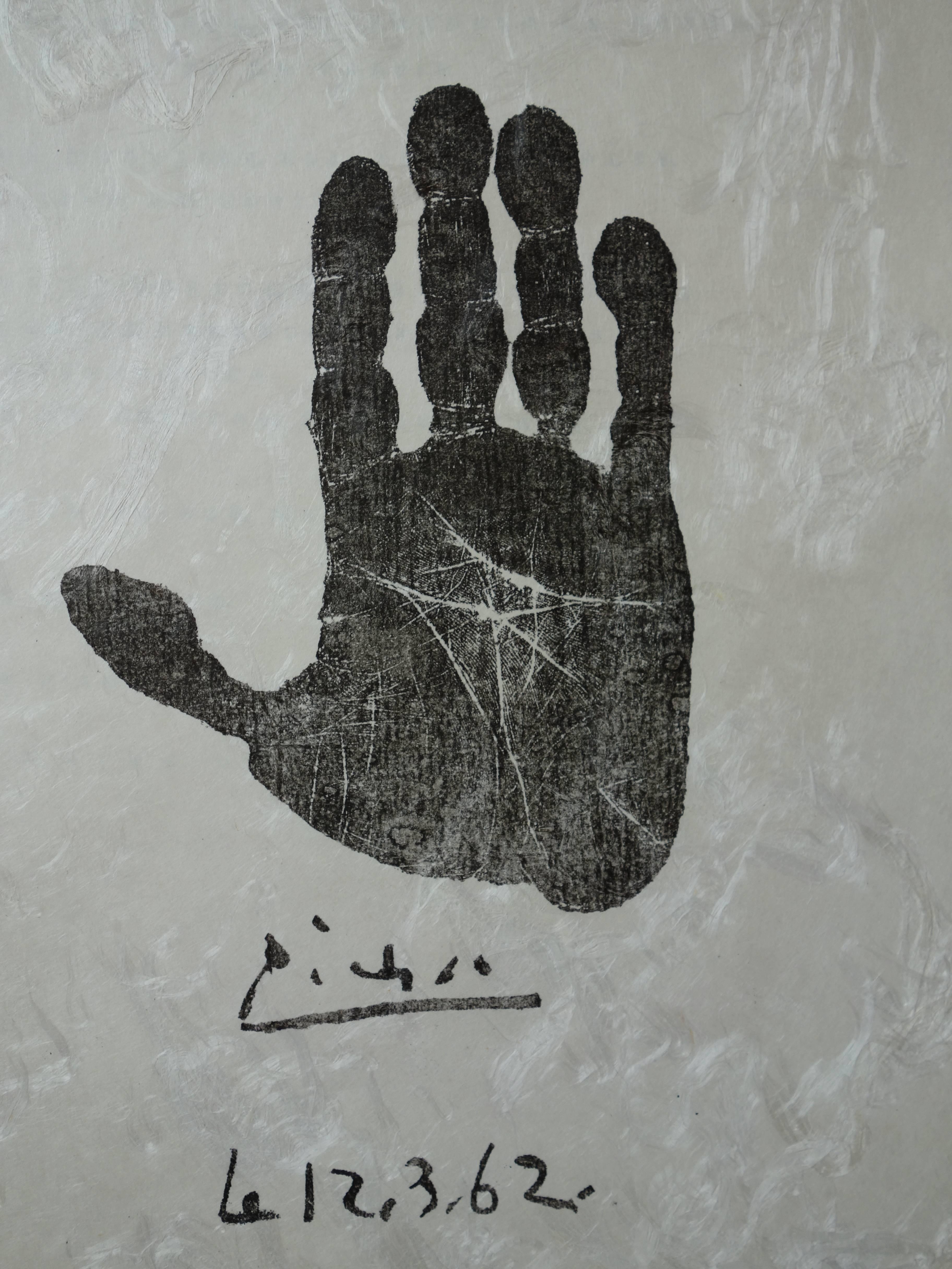 Hand of the Artist - Original lithograph - 1962 - Modern Print by Pablo Picasso