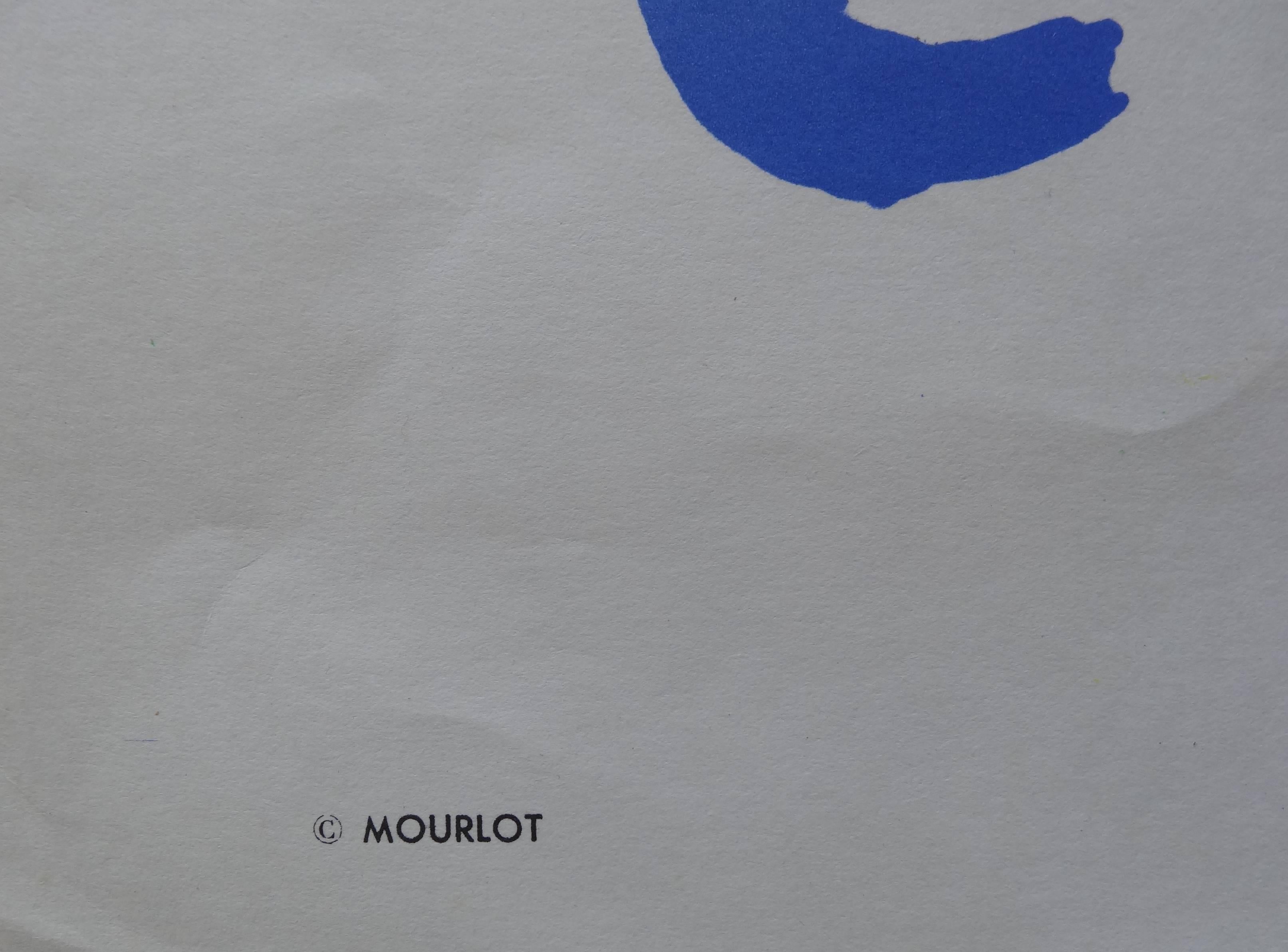 Artist as a Phoenix - Original lithograph poster - Mourlot 1