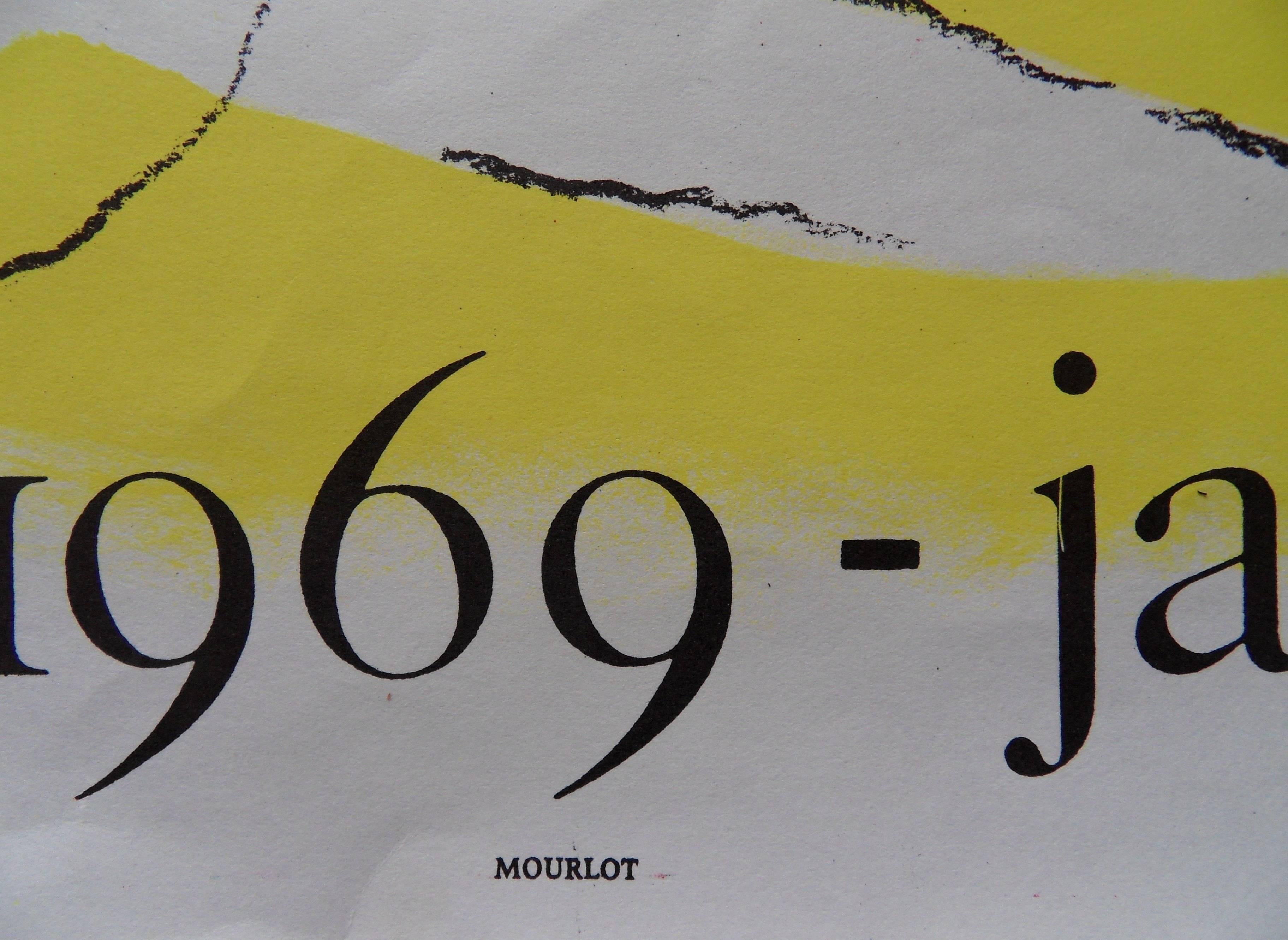 Yellow Dream - Original lithograph poster - Mourlot 1969 For Sale 1