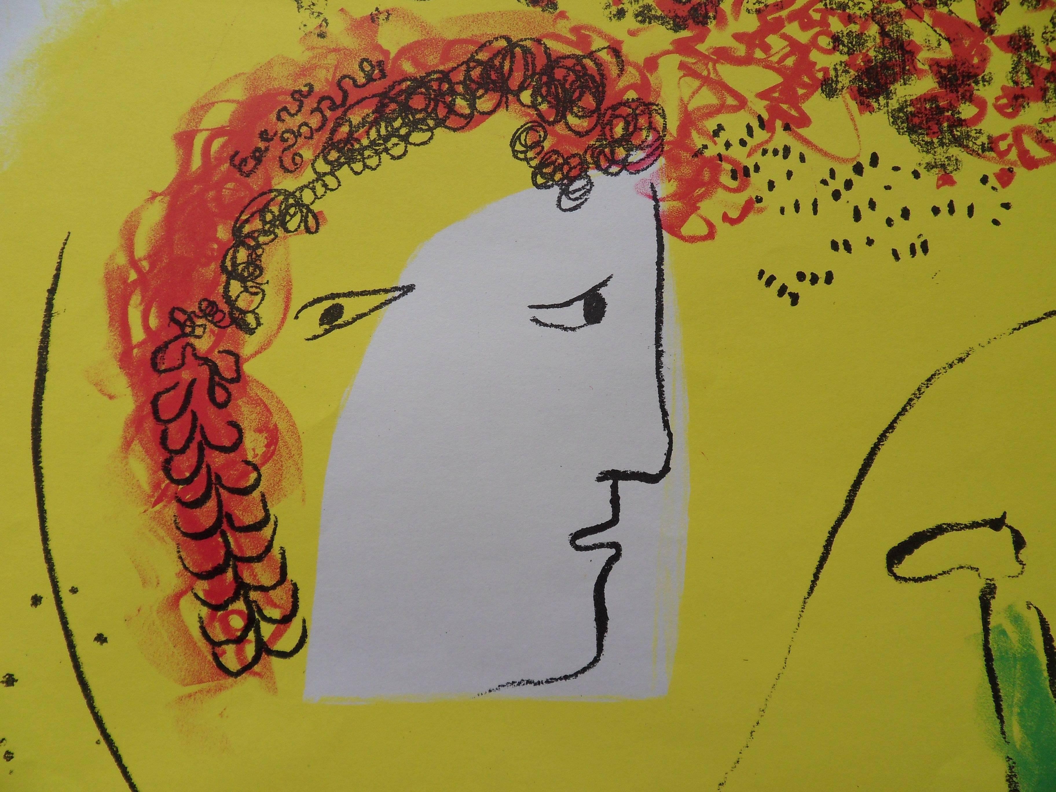 Sueño Amarillo - Cartel litografía original - Mourlot 1969 en venta 1