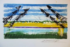 The Cranes - Original handsigned lithograph