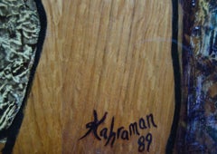 Appearing Woman - Original painting on panel - Handsigned