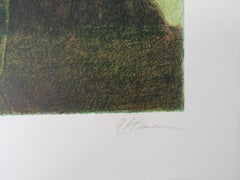 New York : Break in Central Park - Original handsigned lithograph