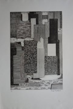 Buildings in New-York City - Original Handsigned Etching