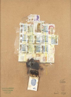 Combustion of matches and stamps