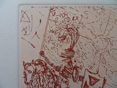 El Cid - Original signed etching - 1966