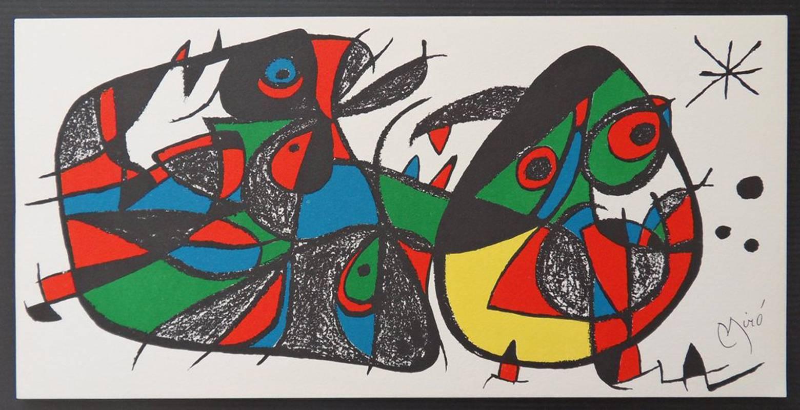 Joan Miró Print - Escultor - Italy - Original signed lithograph - 1500 copies