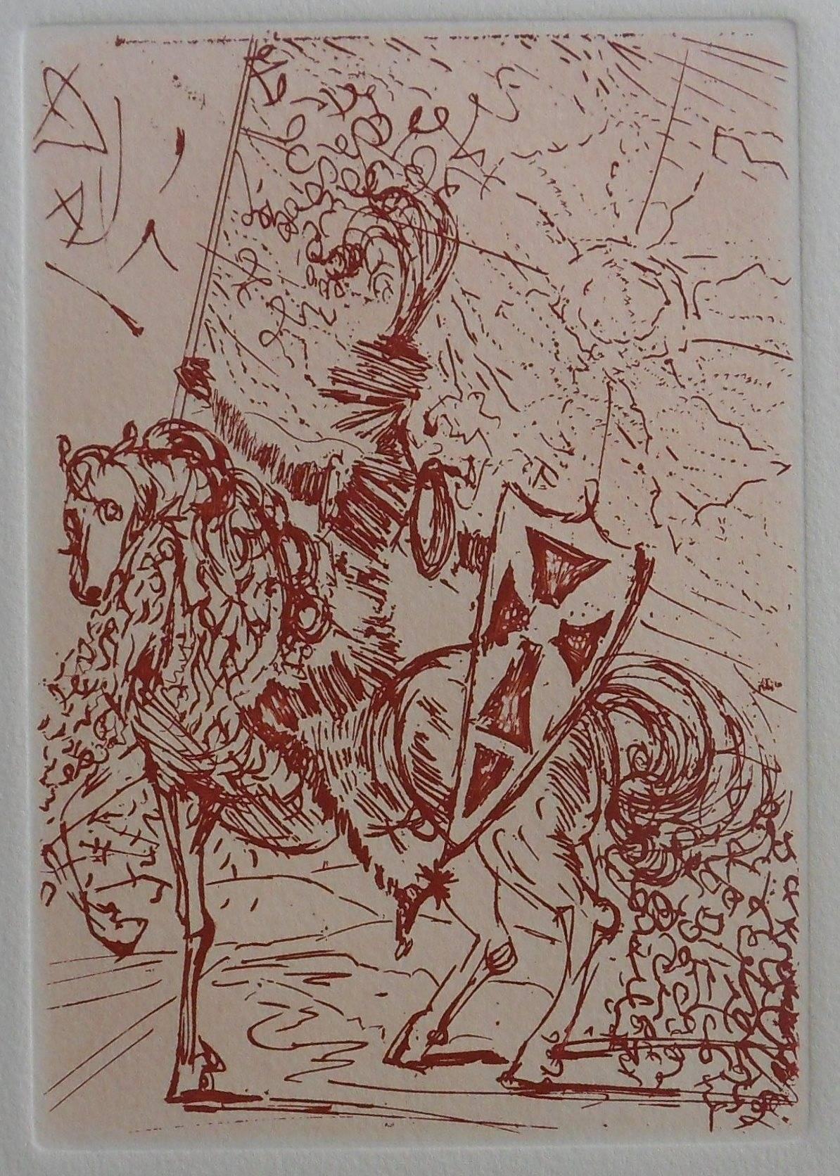 Salvador Dalí Portrait Print - El Cid