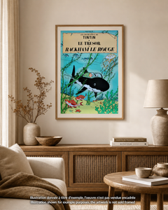 TINTIN : Red Rackham's Treasure -  Official print (Tintin Museum)