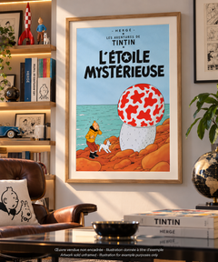 TINTIN : The Shooting Star - Official print (Tintin Museum)